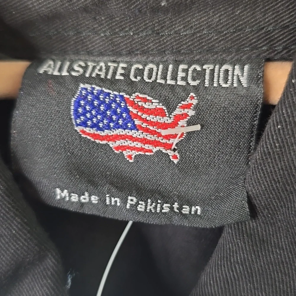 Mens Bikers Black Sleeveless Button-Up Shirt/Cathouse Lounge, Multiple Sz - Picture 5 of 8